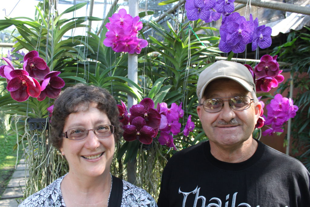 Jill Elizabeth Nelson and her husband Doug out and about